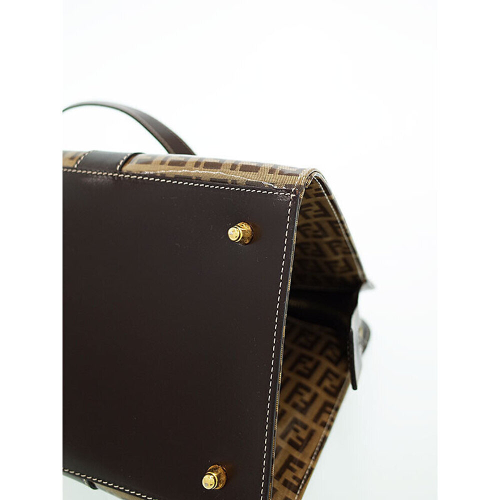 Fendi Zucchino Tote Bag Handbag - Picture 9 of 9